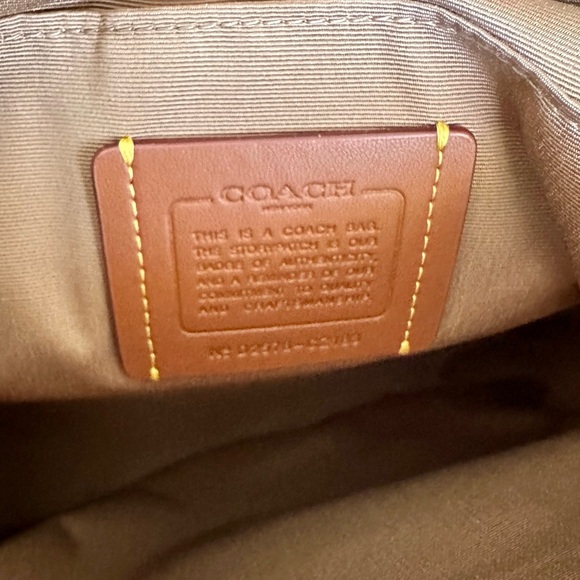 Coach Ellie Signature Crossbody File Messenger Bag with Jacquard Strap - Picture 10 of 16